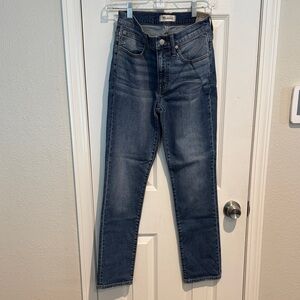 Madewell Slim Boyjean Denim Jeans in Classic Blue